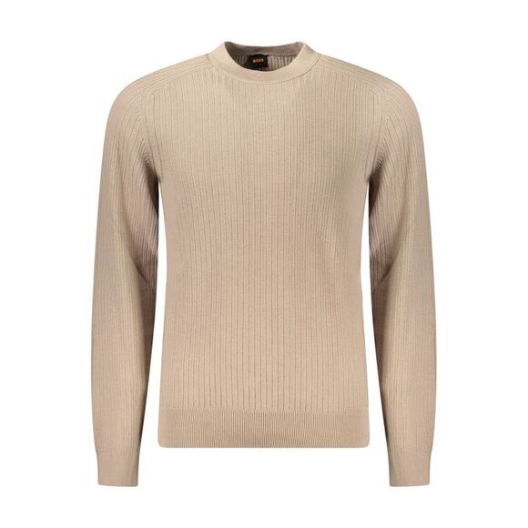 Hugo Boss Beige Cotton Men Men's Sweater
